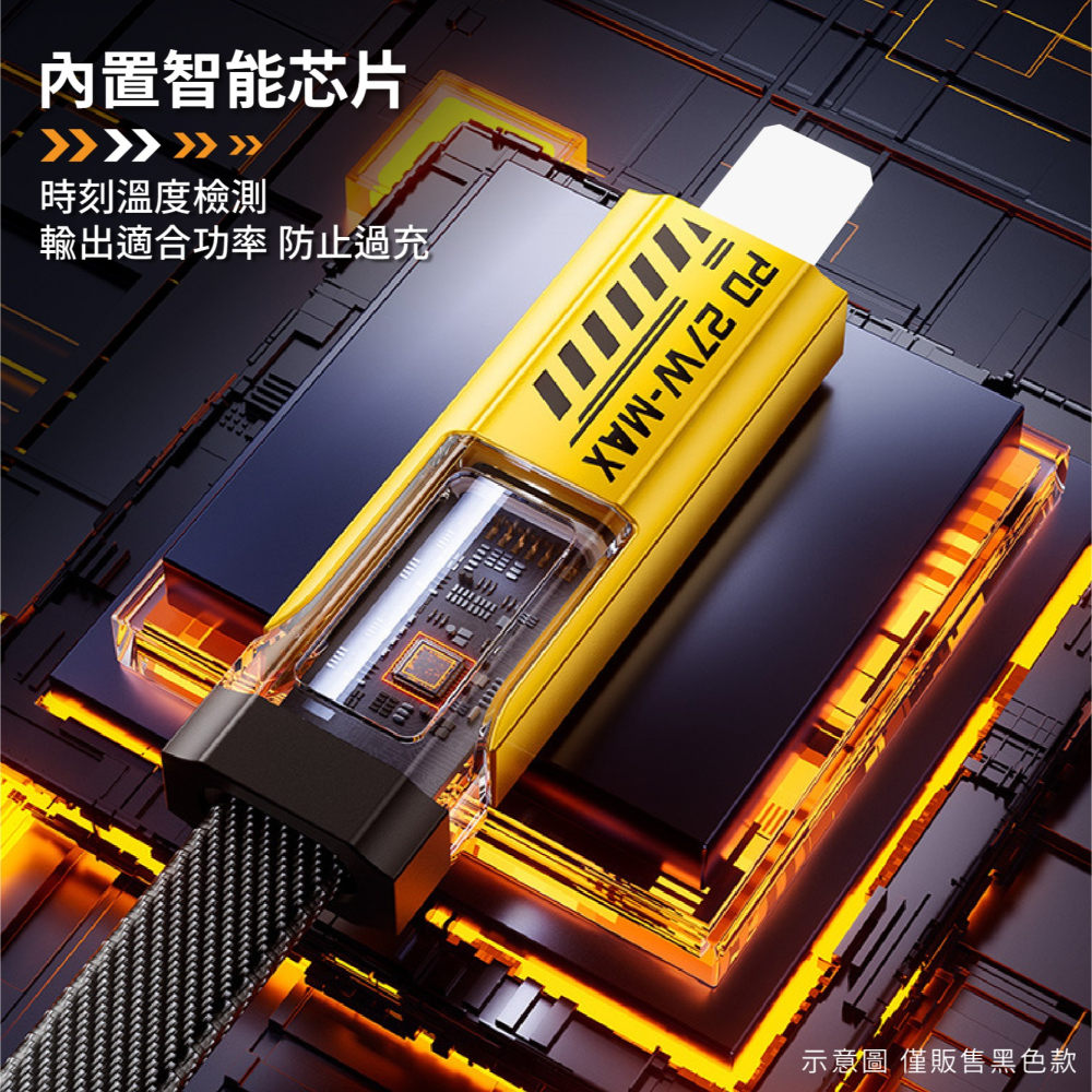 數顯 機甲四合一100W 充電線 1米/2米 四合一充電線 4合1充電線 充電線 數據線 2拖2-細節圖4