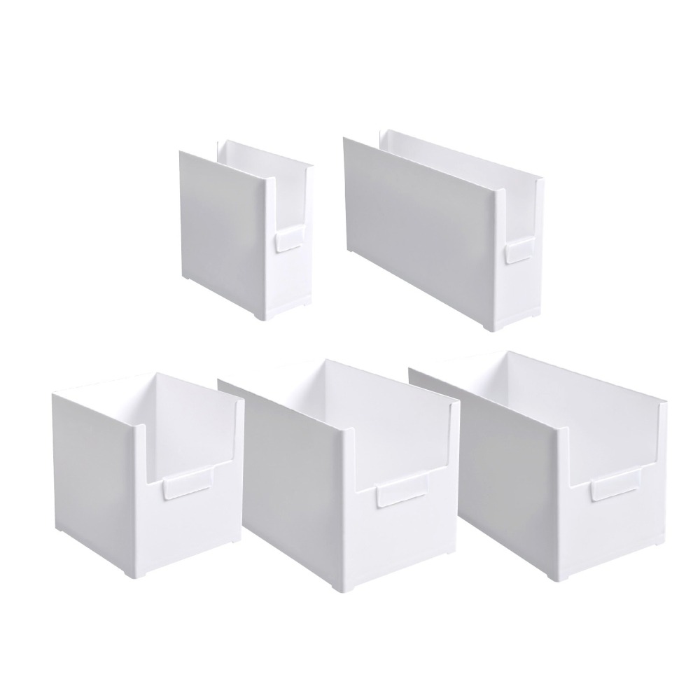 櫥櫃收納盒 加深加寬 日式收納盒 衣櫃儲物盒 抽屜分類盒 置物盒 整理盒 櫥櫃盒 廚房收納 化妝品盒-細節圖2