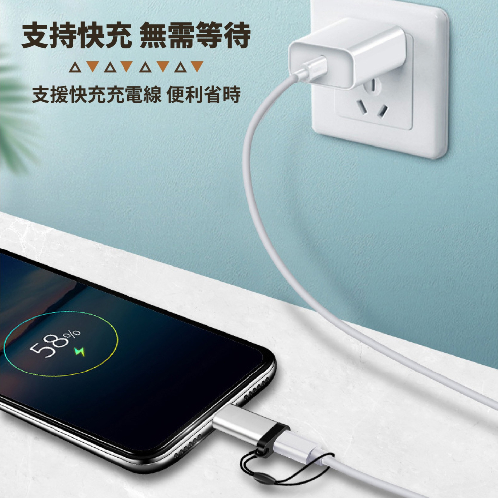 Type C 轉 Micro USB 轉接頭 充電 傳輸 安卓 MicroUSB 轉換頭 快充-細節圖5