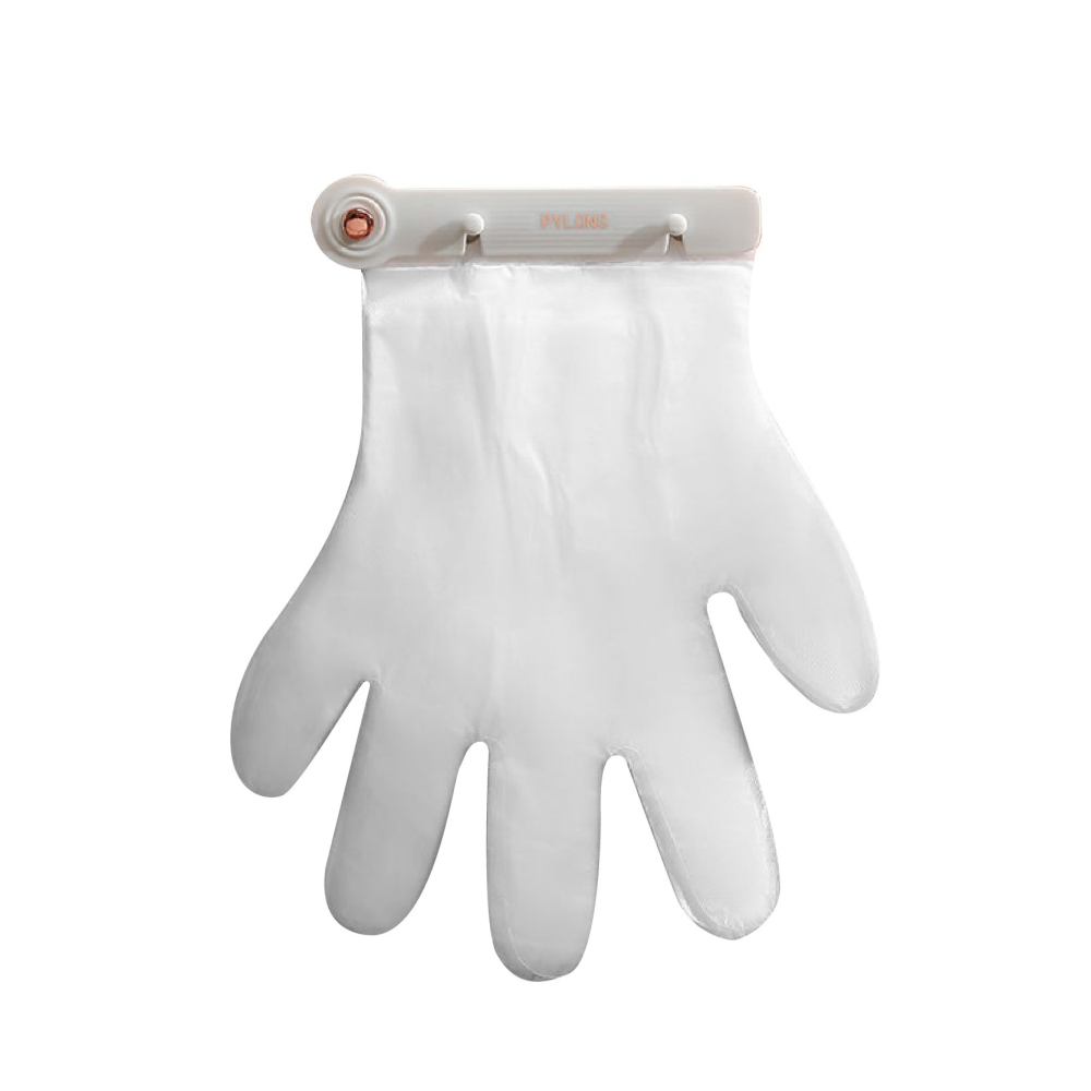 一次性手套架 100只手套 防護手套 透明手套 廚房手套 ABS手套 無粉手套 清潔手套 拋棄式手套-細節圖2