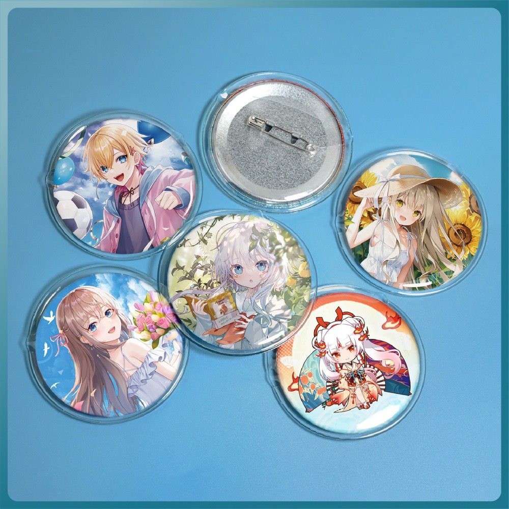 徽章保護套 吧唧保護套 加厚雙層共50絲 吧唧掛件保護套 徽章收納 徽章護套 胸針保護套 徽章套-細節圖6