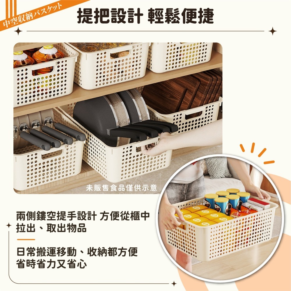 洞洞網格 收納籃 收納筐 收納盒 浴室用品收納 網格收納籃 置物籃 置物盒 收納箱 儲物盒-細節圖6
