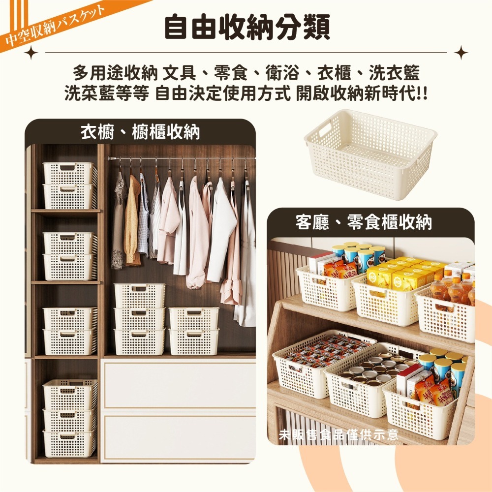 洞洞網格 收納籃 收納筐 收納盒 浴室用品收納 網格收納籃 置物籃 置物盒 收納箱 儲物盒-細節圖7
