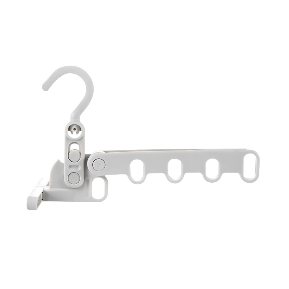 五孔摺疊 門後晾衣架 曬衣架 室內晾衣架 折疊曬衣架 晾衣架 旅行晾衣架 旅行曬衣架 摺疊曬衣架-細節圖2