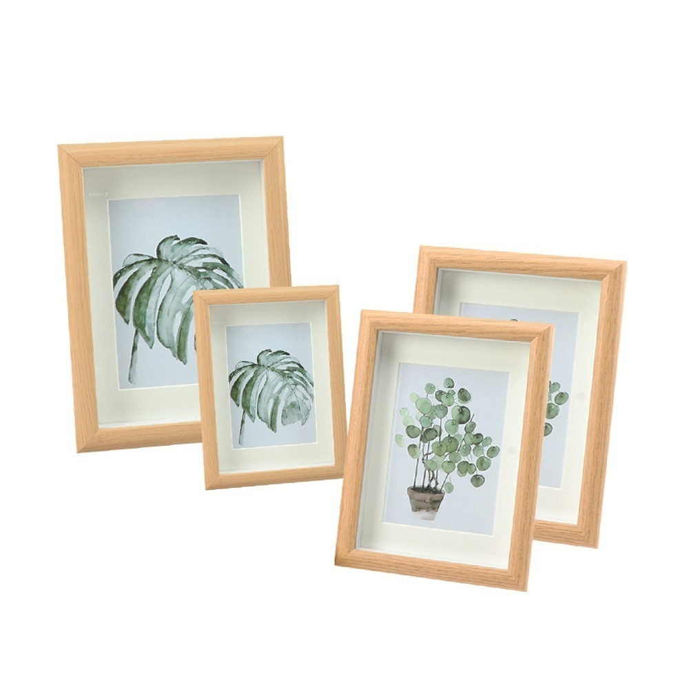 立體中空展示框 木質相框 乾燥花 標本 裱框 白卡紙 裝裱 畫框 玻璃相框 相片框 木相框 木製相框-細節圖2