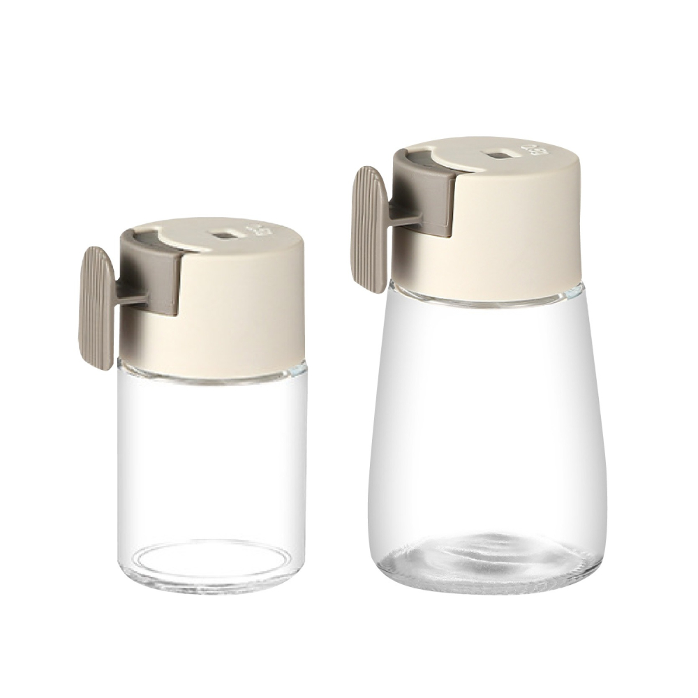 定量按壓式調味罐 調味料罐 定量調味罐 計量調味罐 廚房調味罐 按壓調味罐 胡椒罐 調料瓶 定量鹽瓶-細節圖2