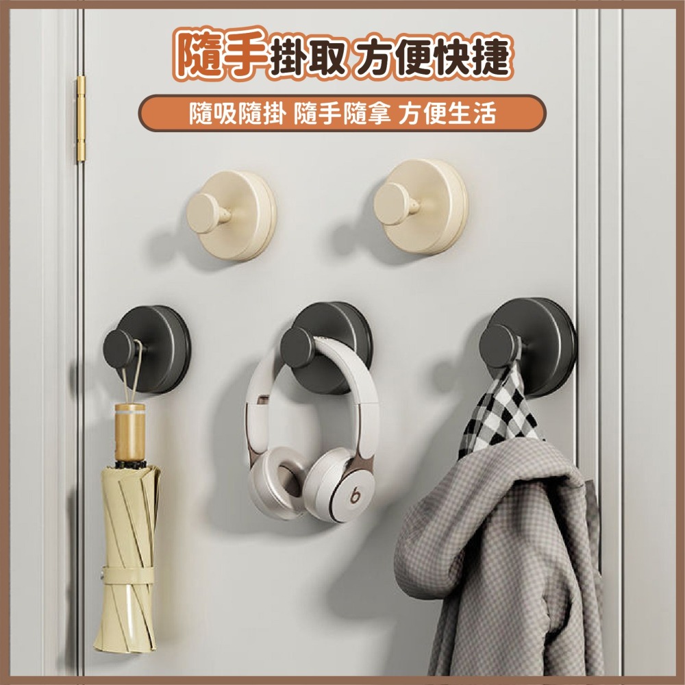 強力吸盤掛勾 吸盤掛勾 吸盤掛勾 吸盤式挂鈎 免打孔掛鉤 帽鉤 帽勾 浴室掛勾 衣服掛鈎 帽子掛勾-細節圖6