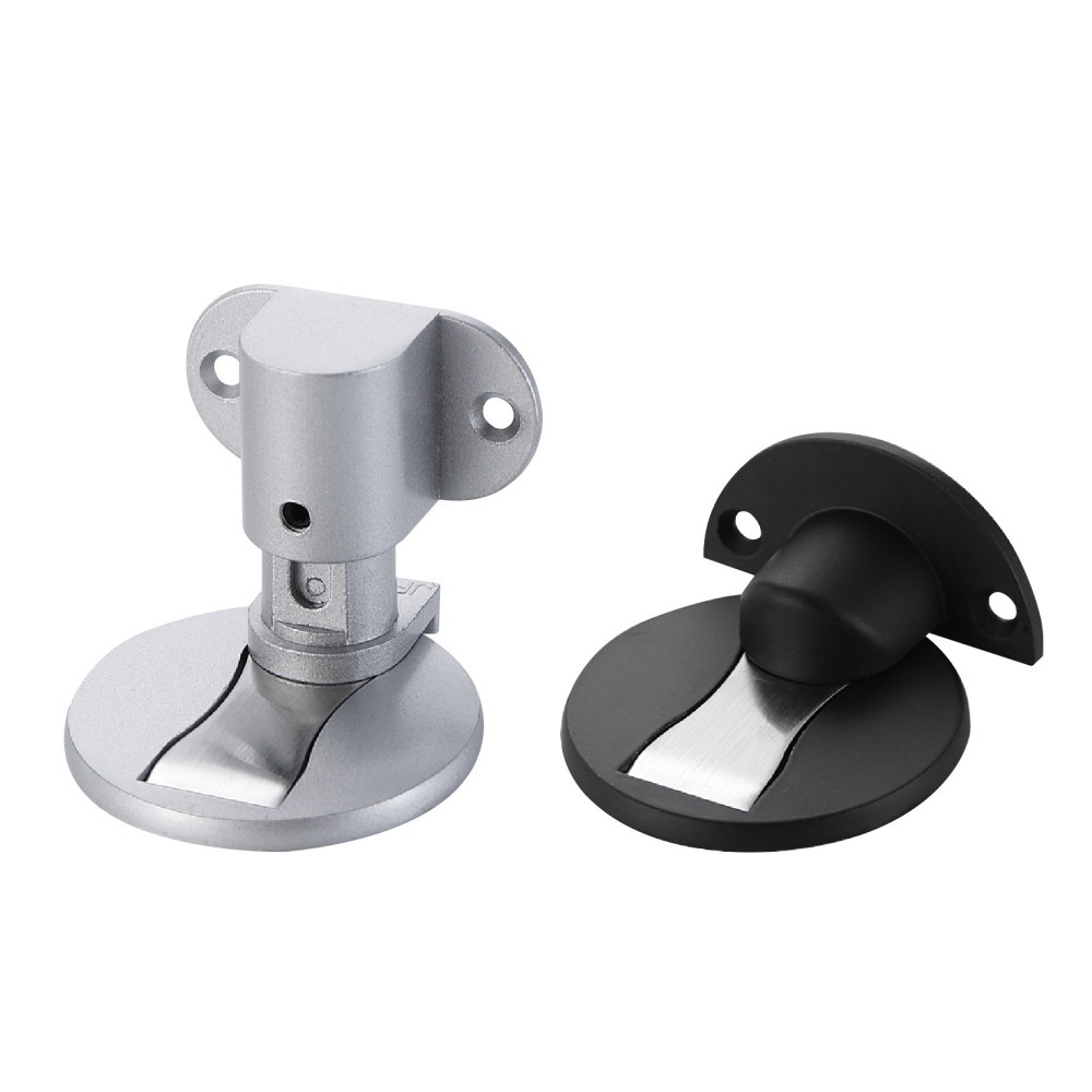 鋁合金 免釘磁吸門擋 免打孔隱形地吸 隱形門檔 消音門檔 門吸 檔門器 門止 地吸 阻門器 磁鐵門吸-細節圖2