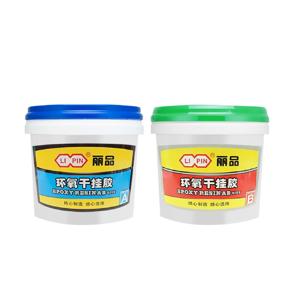 環氧樹脂AB膠 (兩罐1組2kg) 修補木材/石膏板/矽酸鈣板之接縫 RC裂縫補強 多功能AB膠-細節圖2