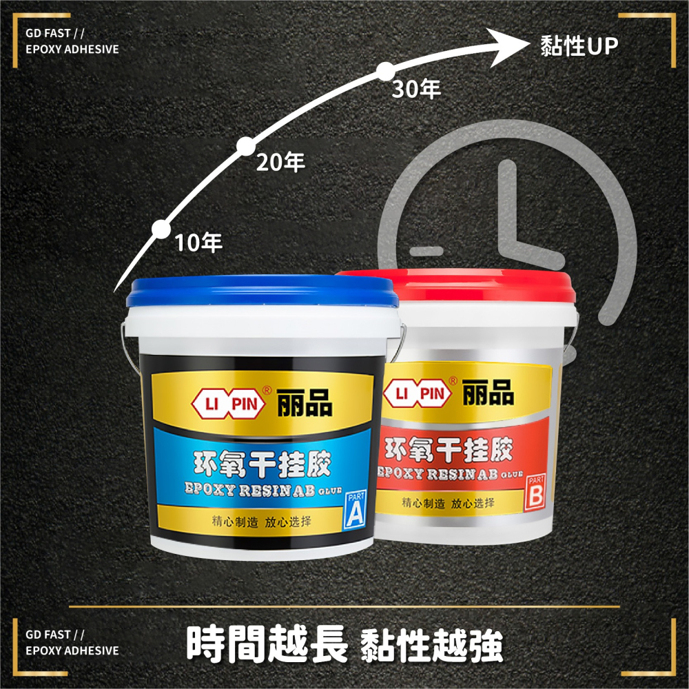環氧樹脂AB膠 (兩罐1組8kg) 修補木材/石膏板/矽酸鈣板之接縫 RC裂縫補強 多功能AB膠-細節圖4