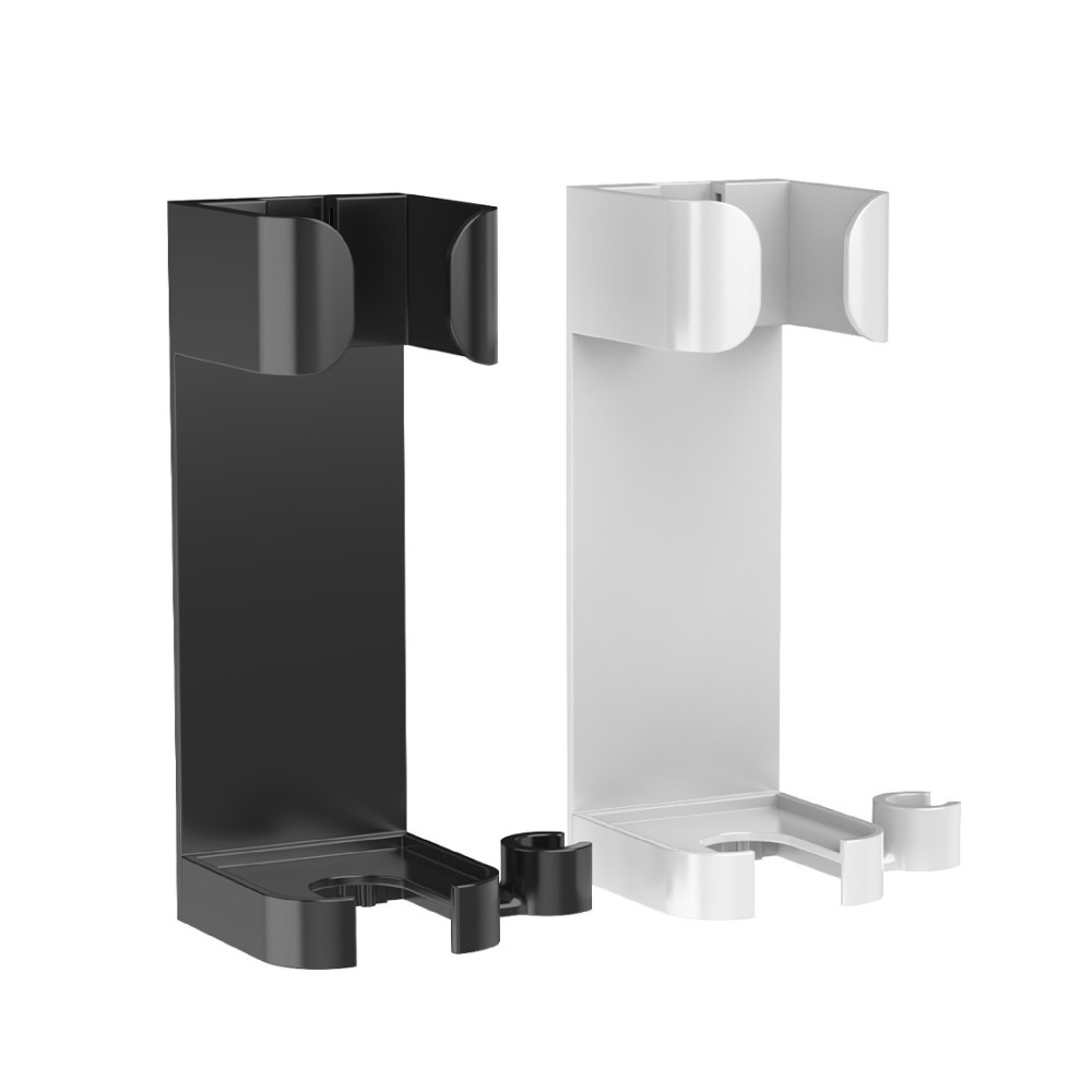 免打孔 吹風機收納架 捲髮夾 直髮夾 離子夾 捲髮棒 電夾板 收納掛架 掛牆壁架 免釘吹風機架-細節圖2