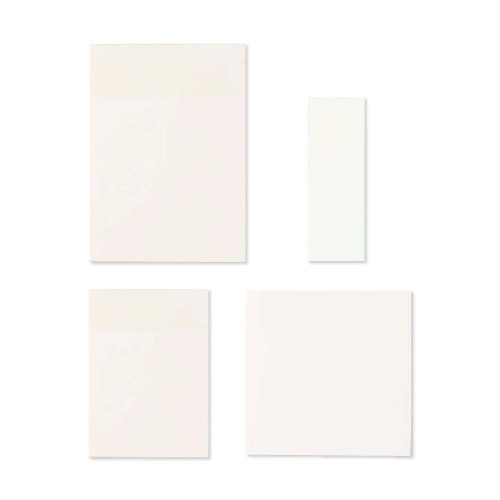 可透視便條紙 透明便利貼 磨砂速幹防水可撕貼 便簽紙 透明便條紙 備忘錄 標籤 筆記紙 N次貼-細節圖2