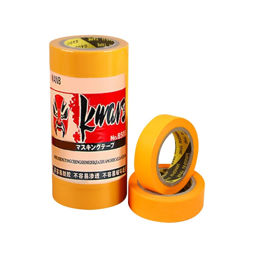 和紙膠帶 遮蔽膠帶 美紋紙 烤漆膠帶 紙膠帶 噴漆 裝修 遮蔽膜 手撕紙 汽車烤漆 彩繪 矽利康-細節圖2