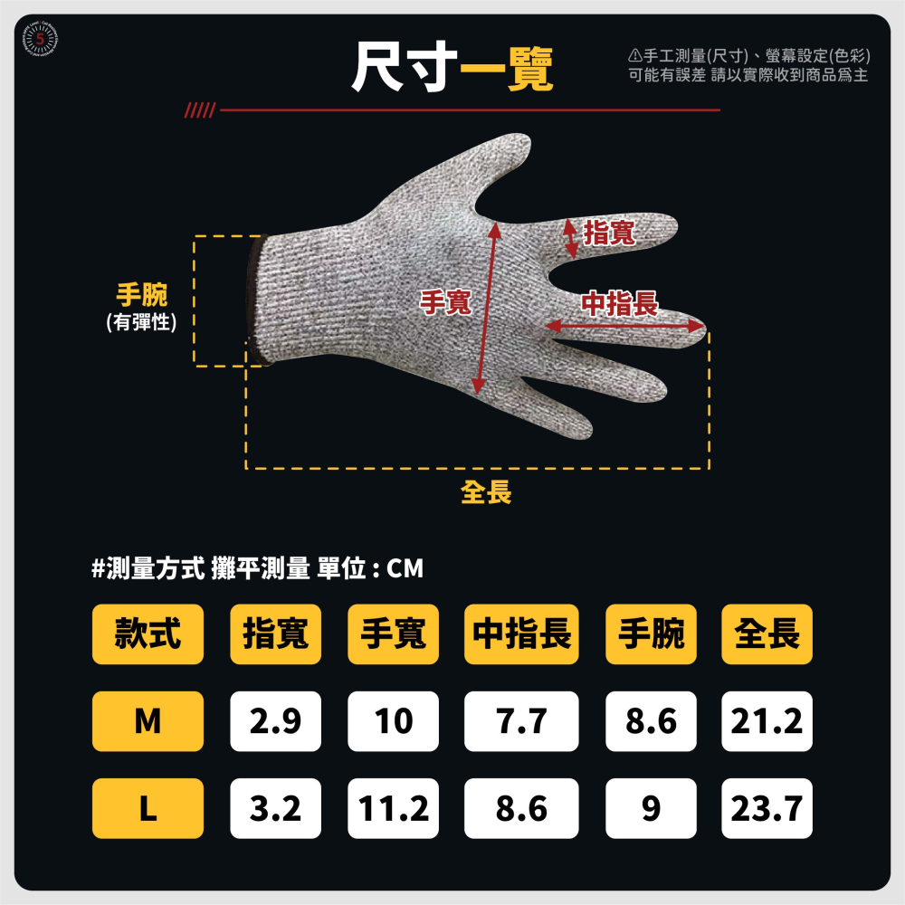 HPPE防割手套 五級防割手套 切菜手套 防切割手套 工作手套 園藝手套 防切手套 防刺手套 鐵手套-細節圖7