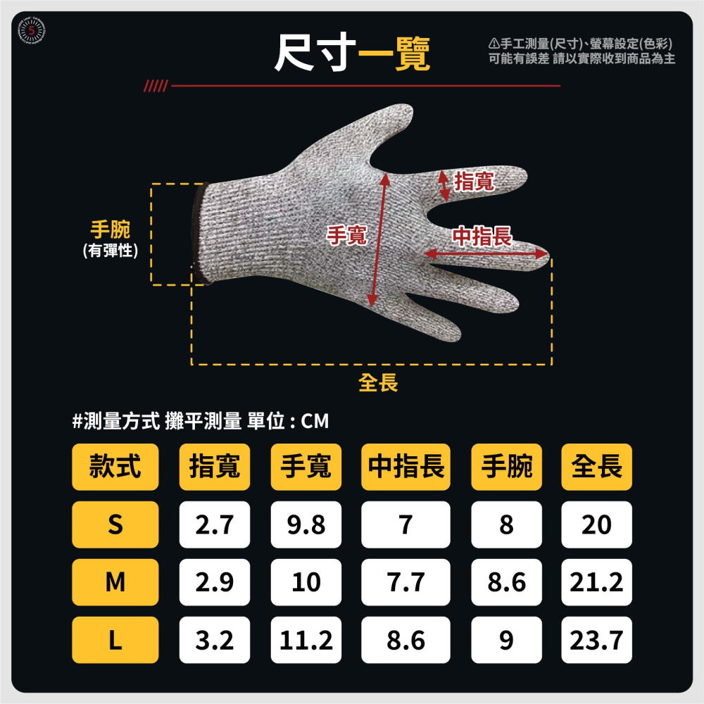 HPPE防割手套 五級防割手套 切菜手套 防切割手套 工作手套 園藝手套 防切手套 防刺手套 鐵手套-細節圖7