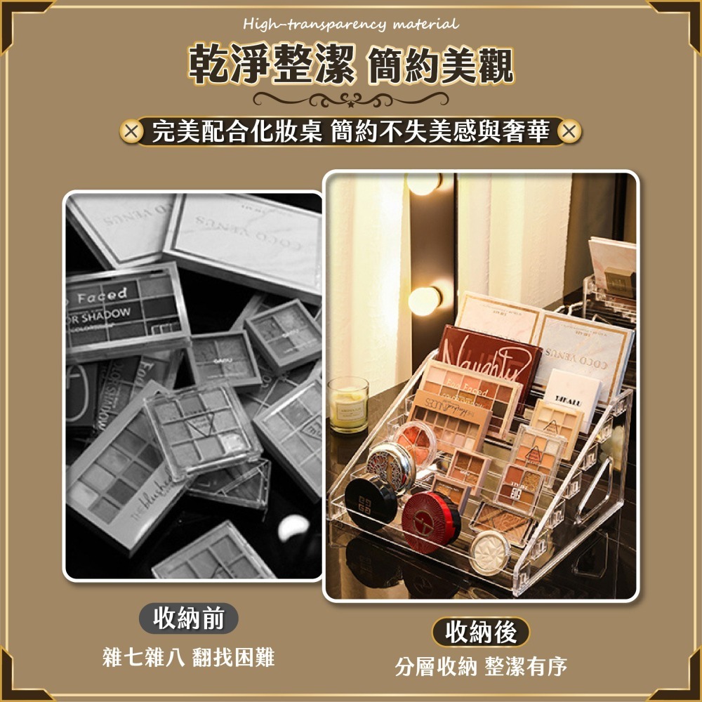 化妝品壓克力展示架 公仔展示架 吧唧展示架 手辦展示架 階梯展示架 口紅架 香水架 階梯式展示-細節圖3