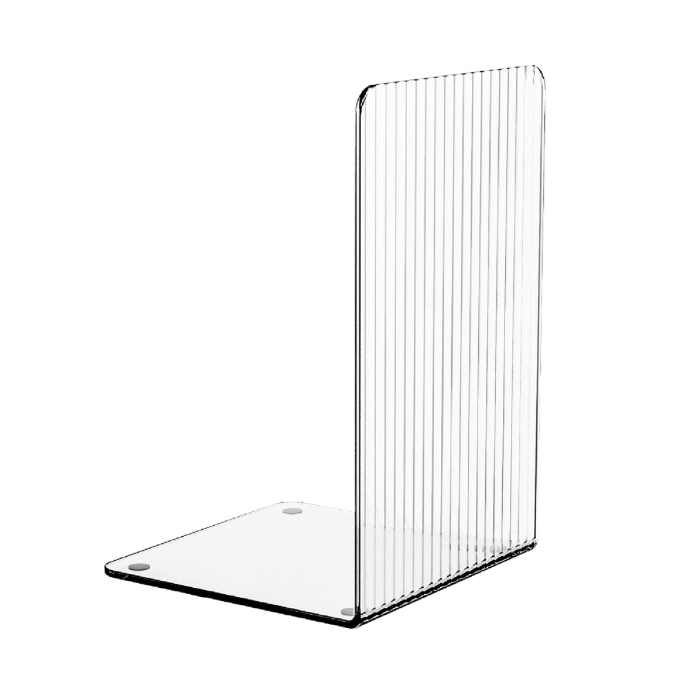 長虹 壓克力書架 L型書架 立書架 書檔 書立 透明書擋 書擋架 圖書架 防滑書架 書本收納架-細節圖2
