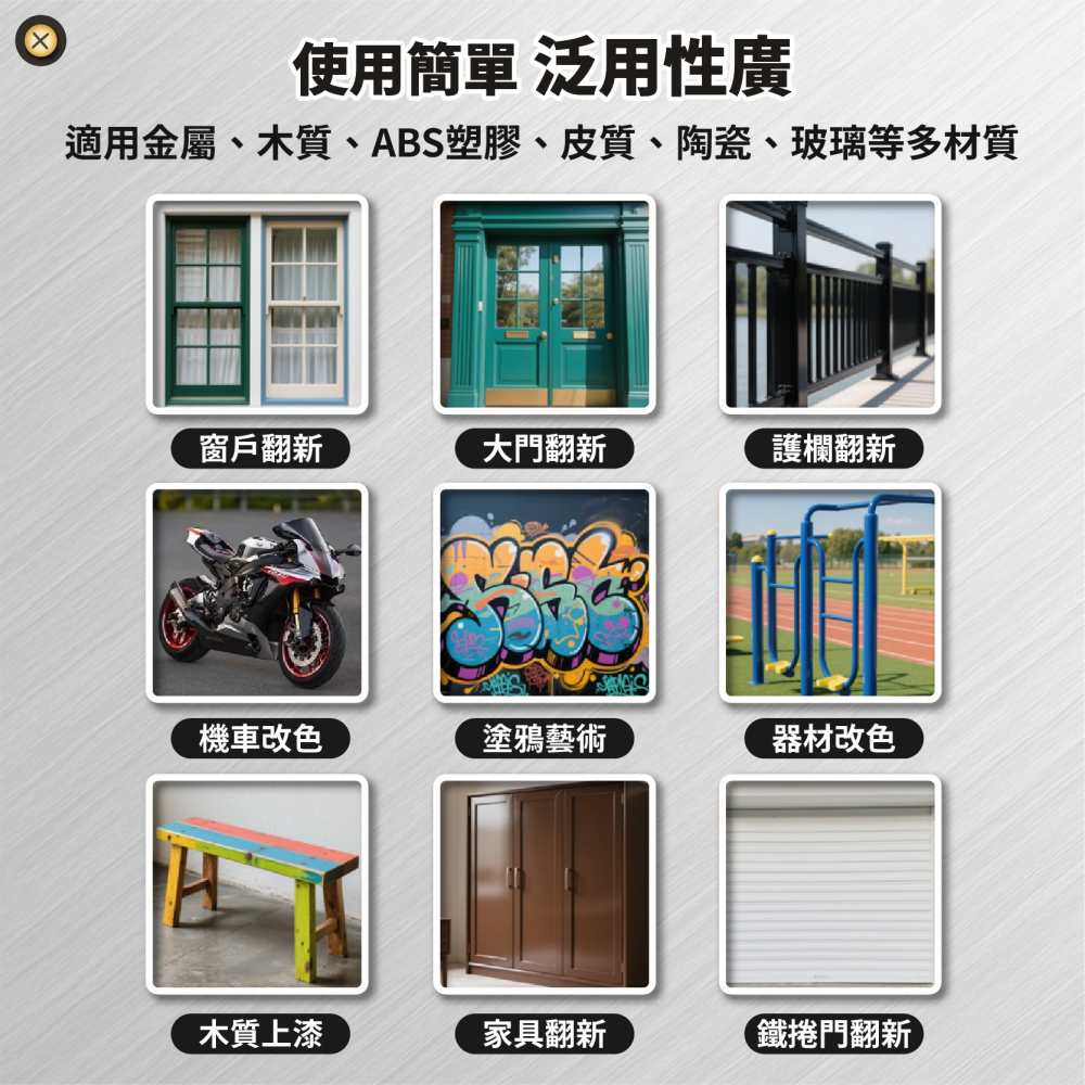 鋁門窗專用噴漆 氟碳噴漆 防鏽漆 鋁材改色漆 底漆 防鏽噴漆 金屬自動噴漆 改色漆 烤漆 模型-細節圖6