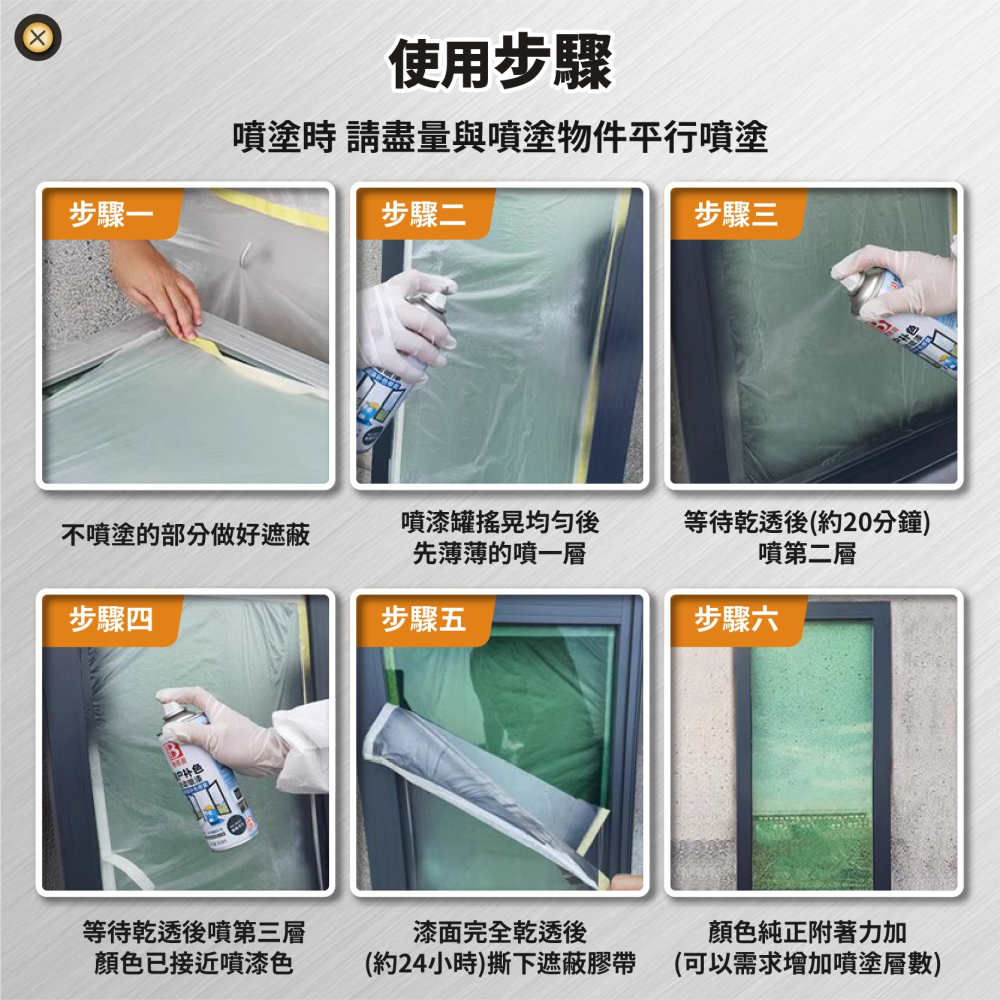 鋁門窗專用噴漆 氟碳噴漆 防鏽漆 鋁材改色漆 底漆 防鏽噴漆 金屬自動噴漆 改色漆 烤漆 模型-細節圖7