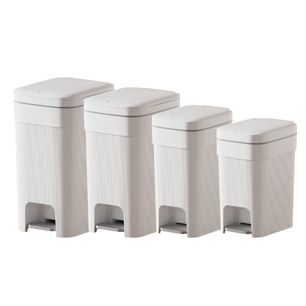 靜音緩降垃圾桶 按壓垃圾桶 踩踏垃圾桶 腳踏式垃圾桶 廁所垃圾桶 掀蓋垃圾桶 窄垃圾桶 北歐風垃圾桶-細節圖2