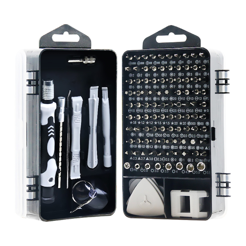 115合一 螺絲起子組 螺絲刀工具組 手機3C維修 鐘表拆機工具盒 套裝五金 螺絲起子 模型維修-細節圖2