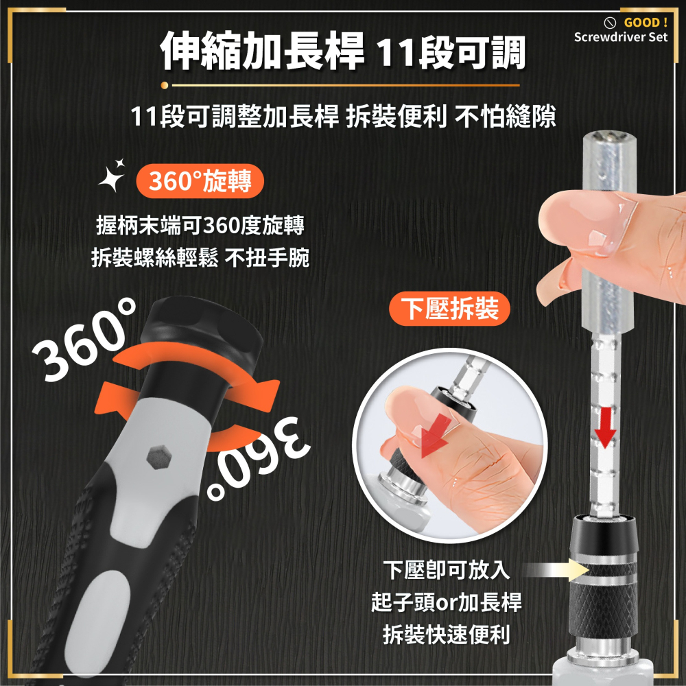 115合一 螺絲起子組 螺絲刀工具組 手機3C維修 鐘表拆機工具盒 套裝五金 螺絲起子 模型維修-細節圖4