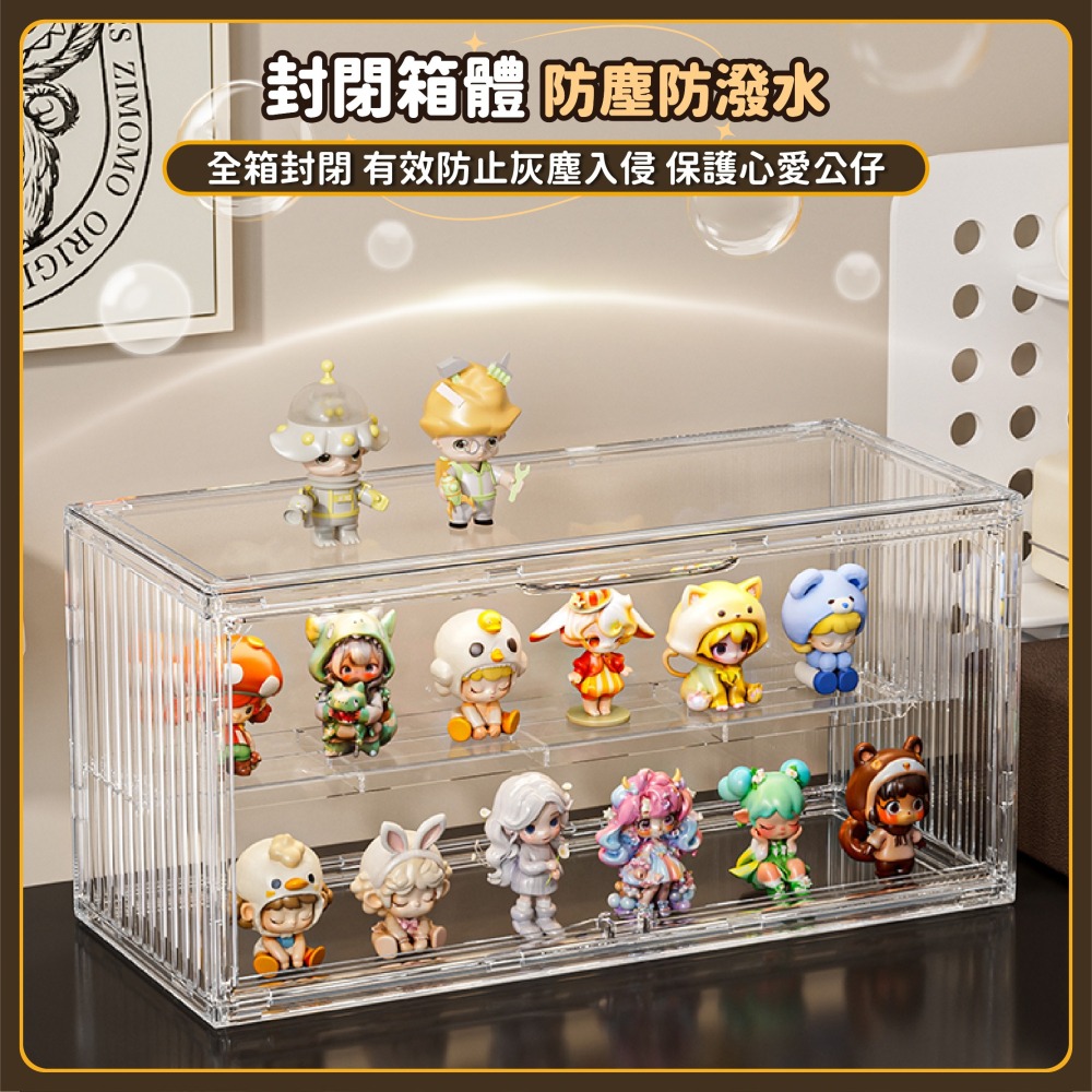 台灣現貨 貨櫃造型展示盒 模型收納盒 可疊加 盲盒收納 造型公仔盒 公仔收納盒 集裝箱展示盒 盲盒收納 收納盒-細節圖3