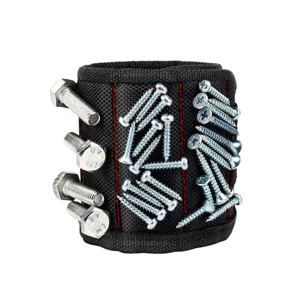 磁力工具手腕帶 磁鐵撿拾器 工程護腕 磁性螺絲護腕 磁鐵 磁吸腕套 吸磁性腕帶 磁吸腕帶 磁鐵護腕-細節圖2