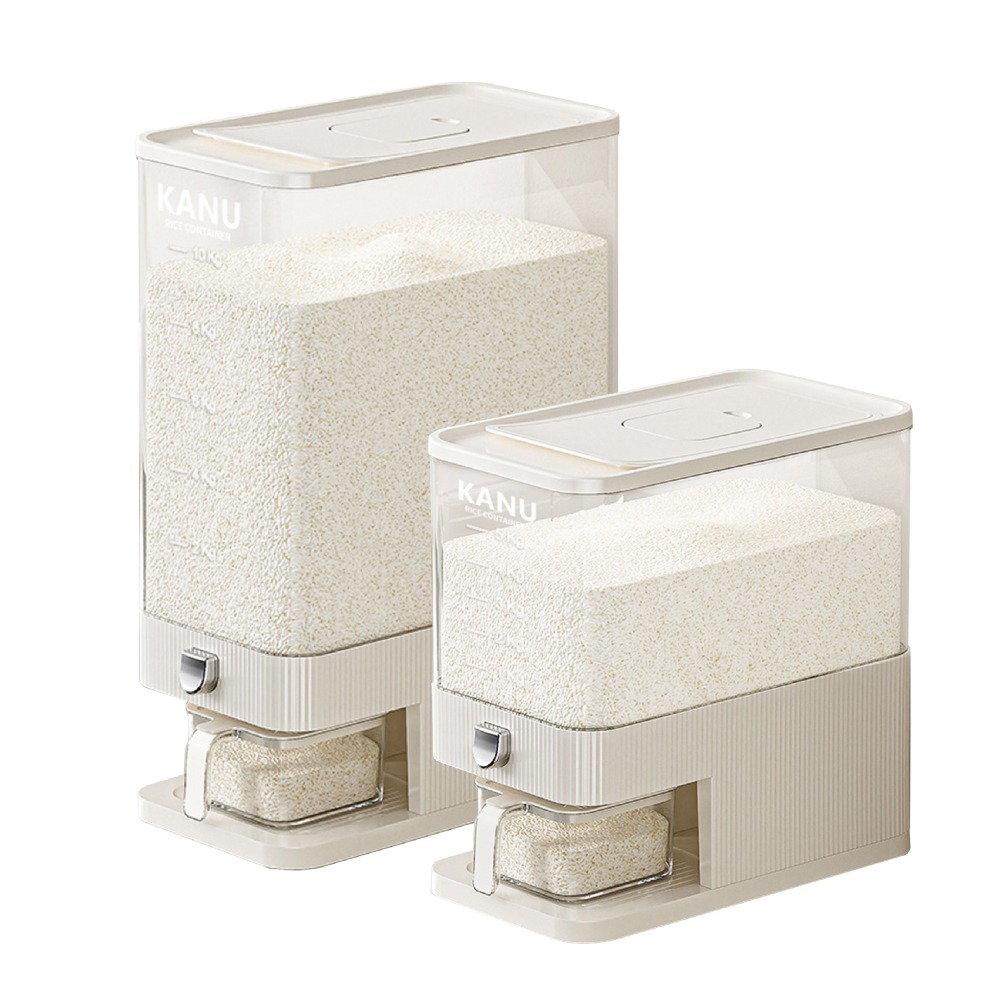 按壓式米桶 夾縫按壓米桶 防蟲防潮設計 按壓式米桶 裝米桶 密封米桶 儲米桶 儲米罐 防潮米桶-細節圖2