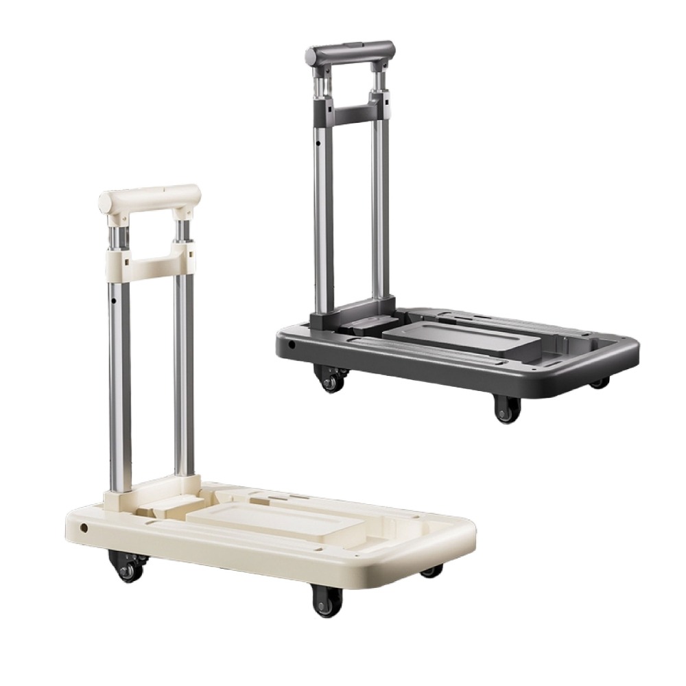 摺疊小推車 折疊手推車 折疊手拉車 摺疊手推車 折疊推車 摺疊推車 四輪推車 小拉車 旅行推車-細節圖2