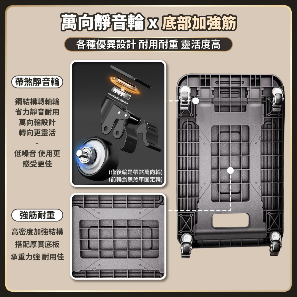 摺疊小推車 折疊手推車 折疊手拉車 摺疊手推車 折疊推車 摺疊推車 四輪推車 小拉車 旅行推車-細節圖6