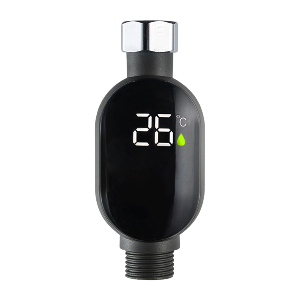 水龍頭溫度計 LED水溫感測器 沐浴水溫計 蓮蓬頭水溫計 觸碰水溫計 水龍頭水溫計 洗澡沐浴溫度計-細節圖2