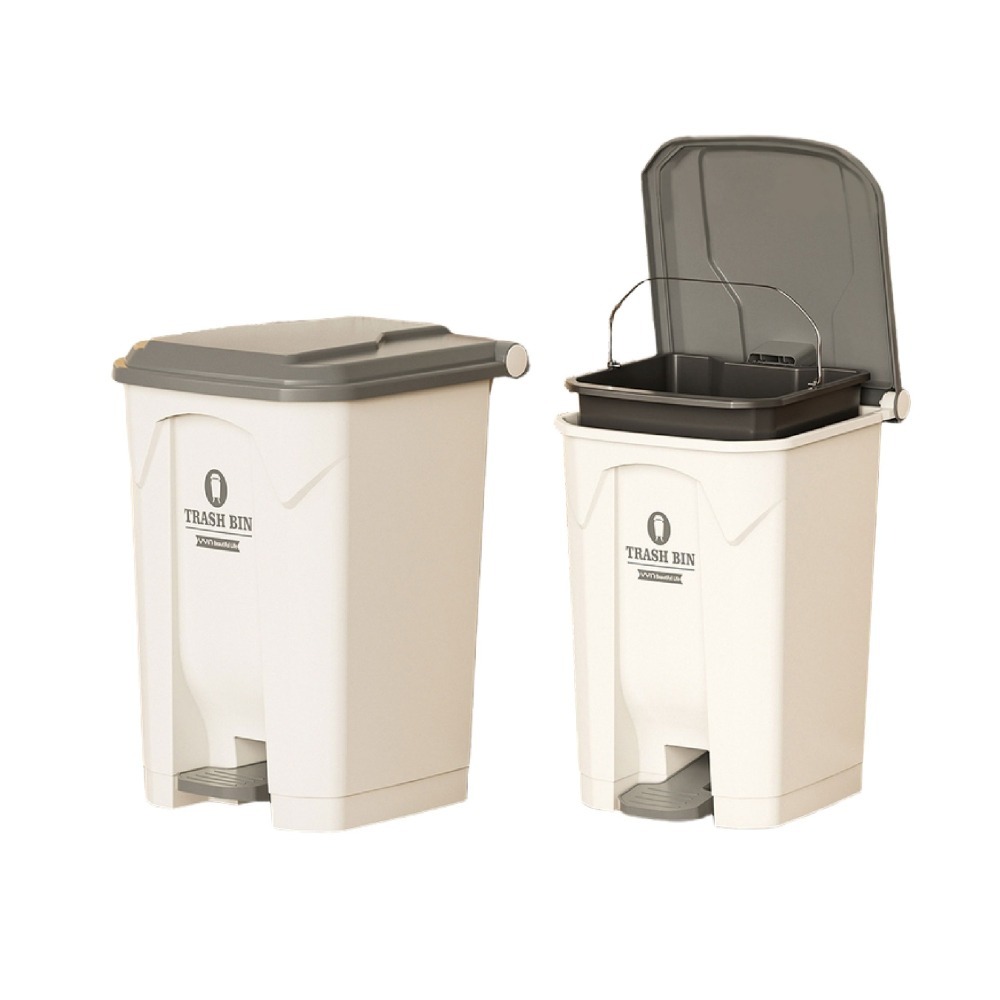 腳踏式垃圾桶 100L 戶外垃圾桶 垃圾桶 腳踏垃圾桶 環衛 商用垃圾桶 大型分類桶 大容量垃圾桶-細節圖2