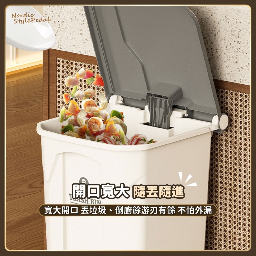 腳踏式垃圾桶 100L 戶外垃圾桶 垃圾桶 腳踏垃圾桶 環衛 商用垃圾桶 大型分類桶 大容量垃圾桶-細節圖5