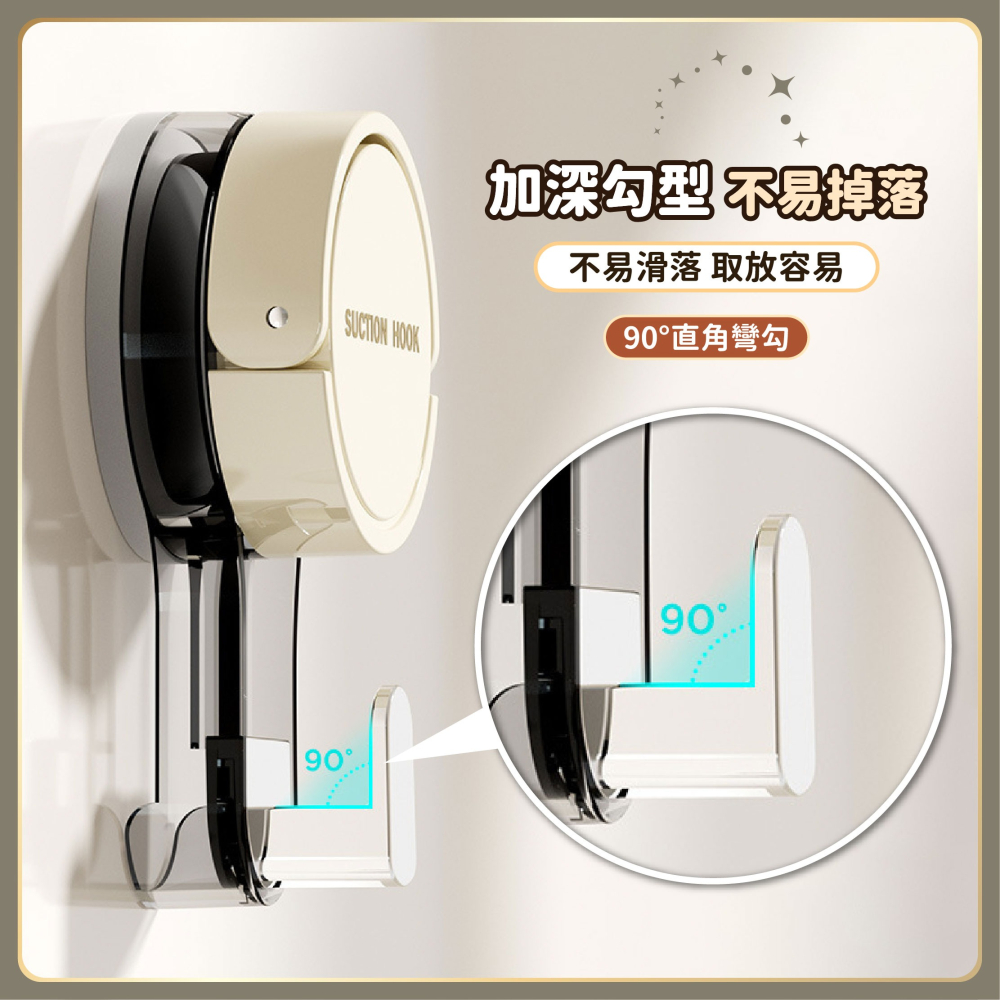 真空吸盤掛勾 浴室掛鉤 吸盤掛勾 中空吸盤掛勾 無痕掛勾 壁掛 造型掛勾 掛鈎 可重複使用掛勾-細節圖5