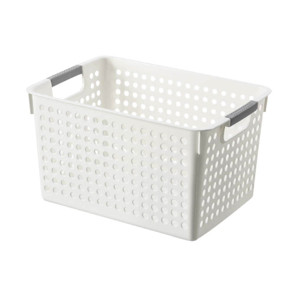 洞洞鏤空收納籃 簍空收納筐 置物籃 收納盒 網格收納籃 抽屜置物盒 桌上收納箱 玩具衣物廚房浴室收納-細節圖2