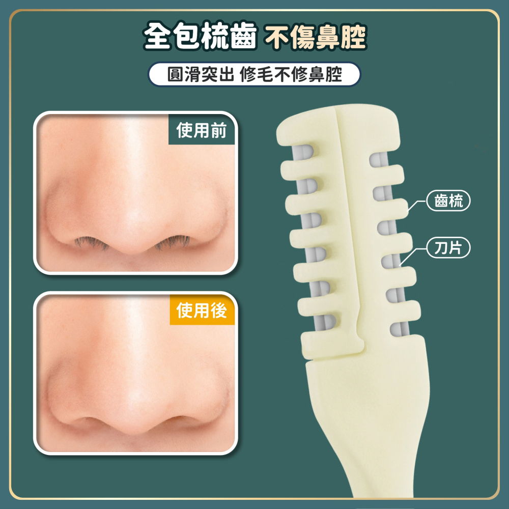 雙面3D鼻毛刀 2支帶盒 旋轉鼻毛刀 鼻毛刀 剪鼻毛 鼻毛剪刀 鼻毛剪 鼻毛修剪器 鼻孔剃毛刀-細節圖5