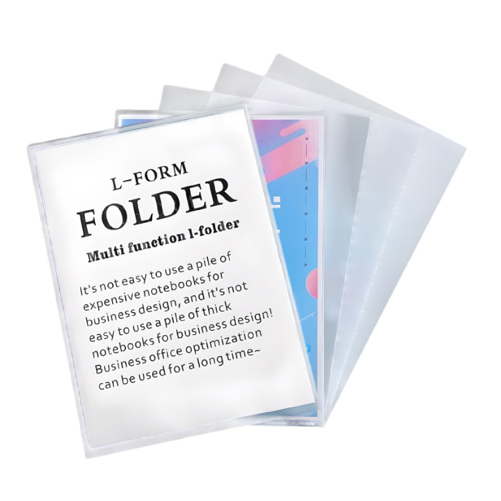 L夾 透明文件夾 L型文件夾 透明文件套 文件透明夾 A4文件夾 透明夾 考卷夾 檔案夾 L資料夾-細節圖2