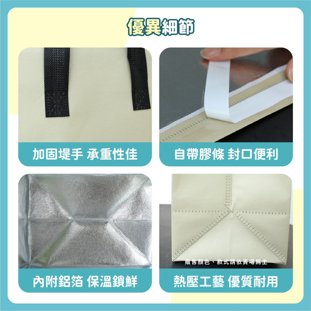 隨身保冷袋 保溫袋 手提鋁箔袋 保鮮袋 保冷袋 保冰包 手提袋 野餐袋 便當袋 奶茶袋 外帶打包袋-細節圖6