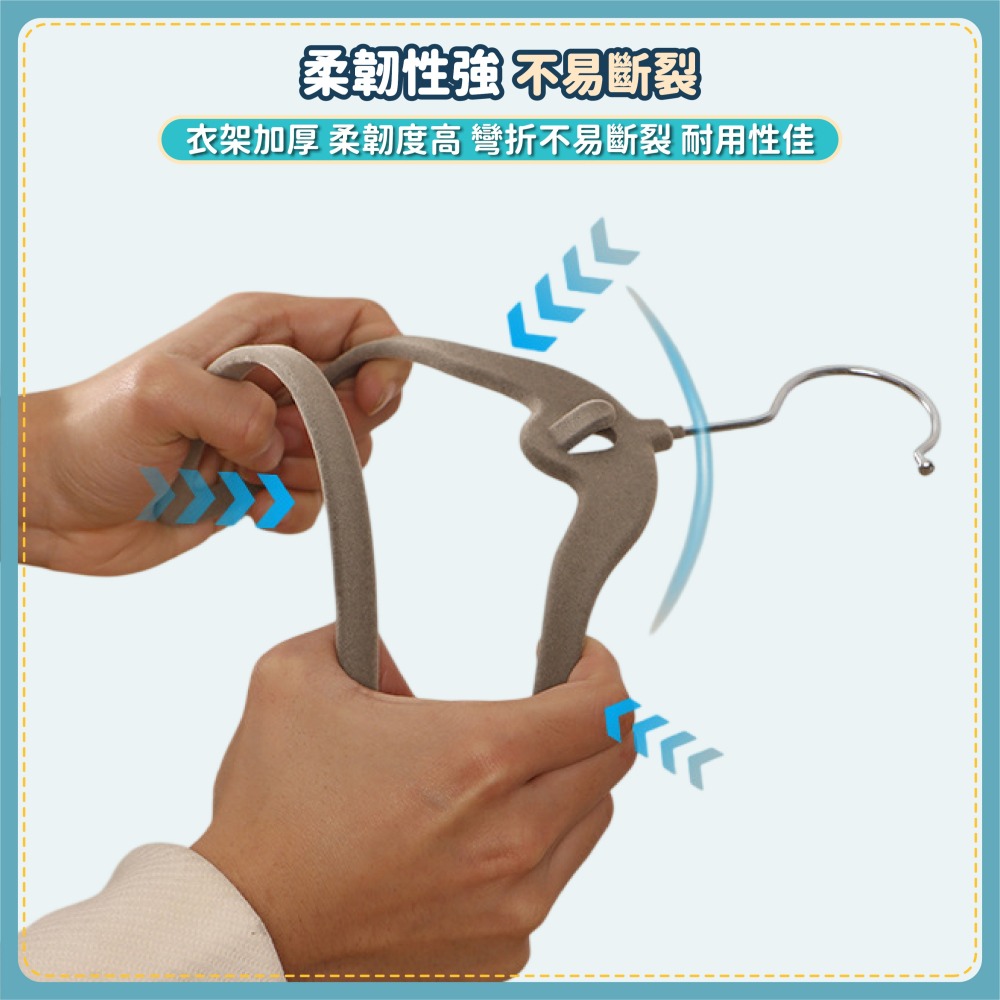 兒童植絨防滑衣架 可連掛 兒童衣架 小型衣架 寶寶衣架 嬰兒小孩晾衣架 無痕衣架 衣撐 止滑衣架-細節圖6