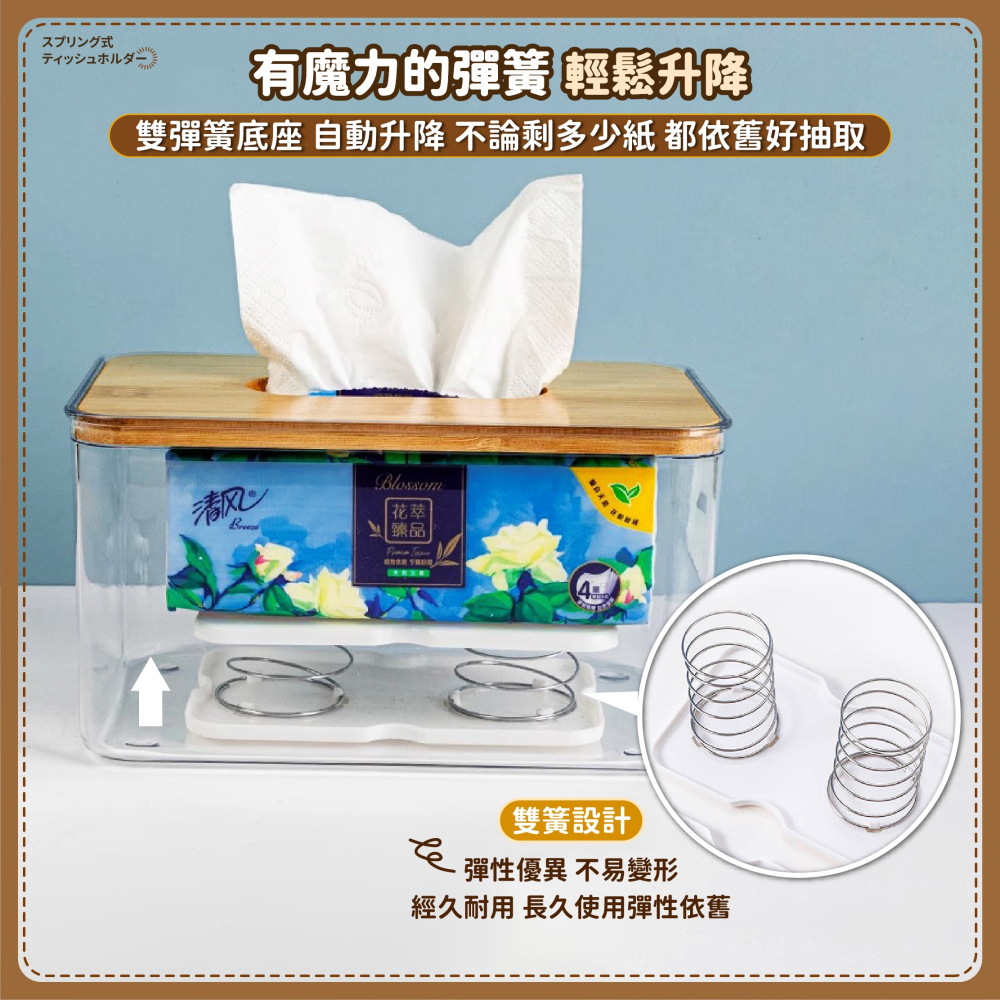 紙巾面紙盒彈簧座 衛生紙彈簧托 面紙彈簧托 紙巾彈簧托 面紙盒彈簧 彈力紙巾托 衛生紙托 彈簧托-細節圖4