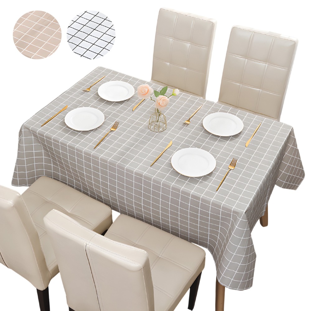 PEVA餐桌布 長桌巾 桌巾 餐桌布 防油桌布 餐墊 桌墊 防水桌布 印花桌布 防塵蓋巾 桌布-細節圖2