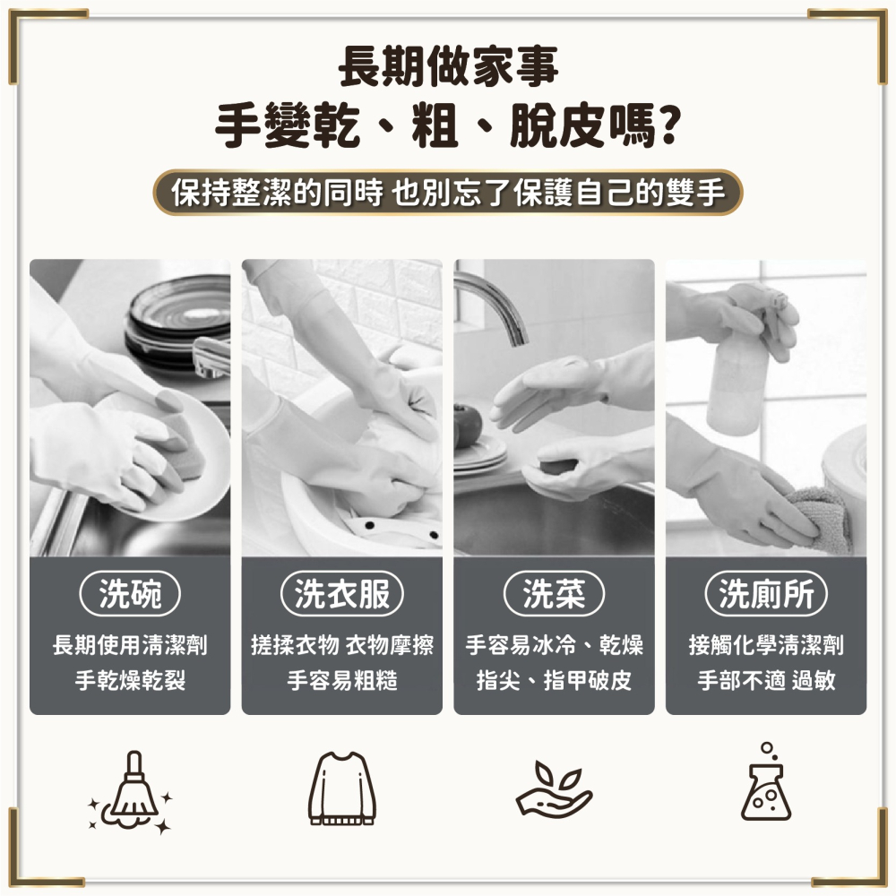 防油防污 廚房清潔手套 PVC防水手套 洗碗手套 防油手套 家務手套 洗衣服 防滑手套 清潔手套-細節圖3