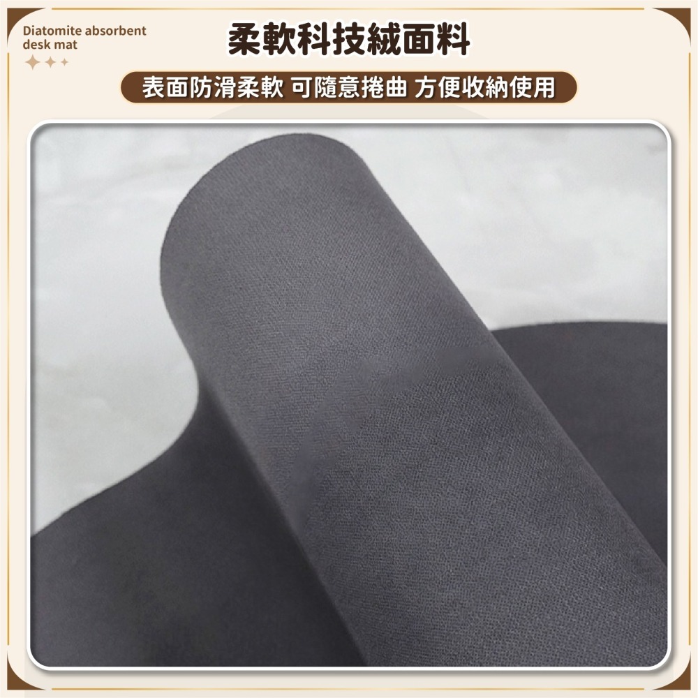 硅藻土吸水桌墊 硅藻泥吸水墊 止滑墊 隔熱墊 餐墊 廚房瀝水墊 吸水墊 防滑墊 瀝水墊 餐桌墊-細節圖4