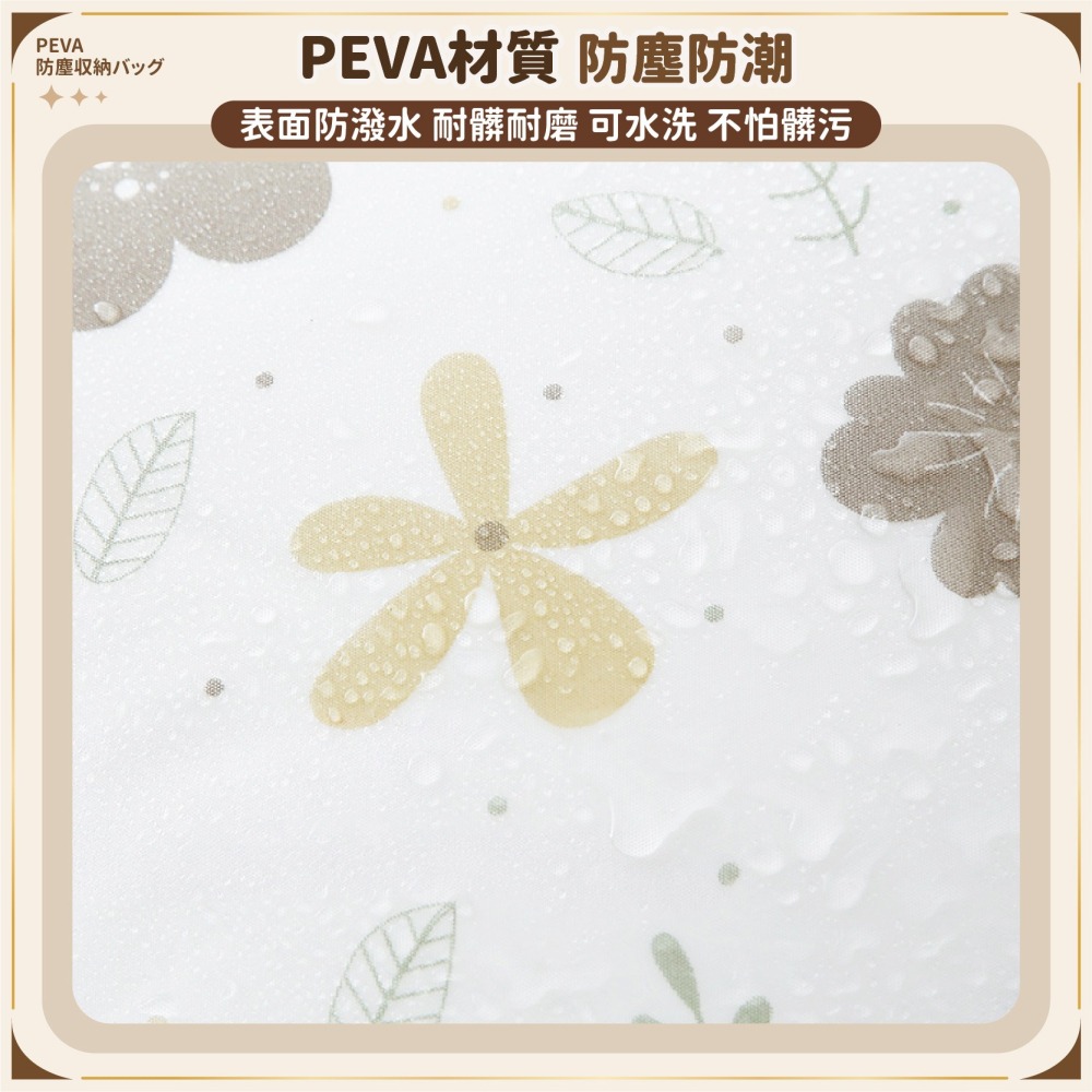 PEVA防塵收納袋 棉被收納袋 換季收納 棉被袋 收納袋 衣物袋 防塵袋 衣物收納袋 被子整理袋-細節圖5