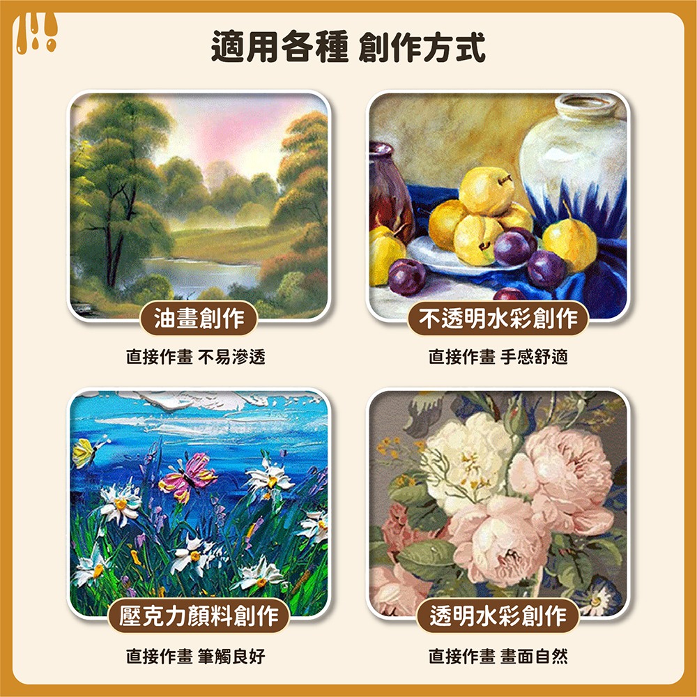 空白畫布板 3mm畫布板 薄板畫布板 油畫畫布板 薄畫板 繪畫畫布板 美術油畫板 純棉畫布板-細節圖6