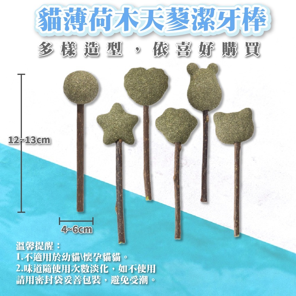 【貓草棒】現貨 貓咪磨牙潔牙棒棒糖 木天蓼 磨牙玩具蟲瘿果 棒棒糖 貓掌 貓頭 陶醉-細節圖2