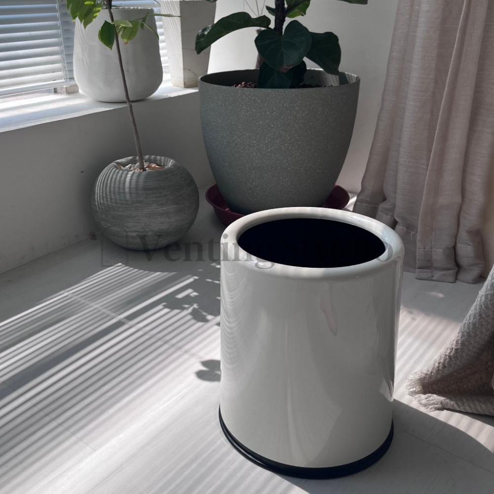 🌵 𝐕𝐞𝐧𝐭𝐢𝐧𝐠 𝐒𝐭𝐮𝐝𝐢𝐨 🌵  | 現貨 | 北歐風 家用簡約垃圾桶 雙層垃圾桶 桌面收納 浴室 臥室 房間清潔-細節圖4