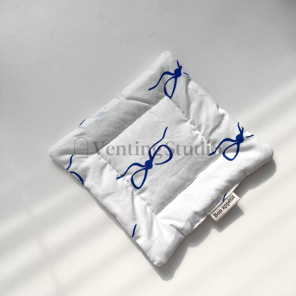 🌵 𝐕𝐞𝐧𝐭𝐢𝐧𝐠 𝐒𝐭𝐮𝐝𝐢𝐨 🌵  | 現貨 | INS風韓系棉質隔熱杯墊 杯墊 水杯 耐熱 居家生活-細節圖6