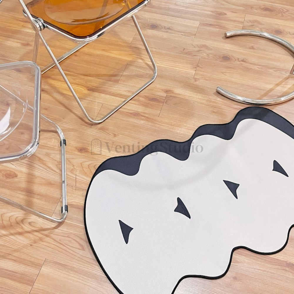 🌵 𝐕𝐞𝐧𝐭𝐢𝐧𝐠 𝐒𝐭𝐮𝐝𝐢𝐨 🌵  | 現貨 | INS風雲朵地毯 浴室地墊 除塵地墊 房間地毯 居家生活-細節圖3